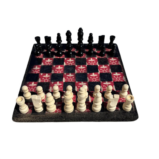 Supreme Red - Scrapbook Chess Set