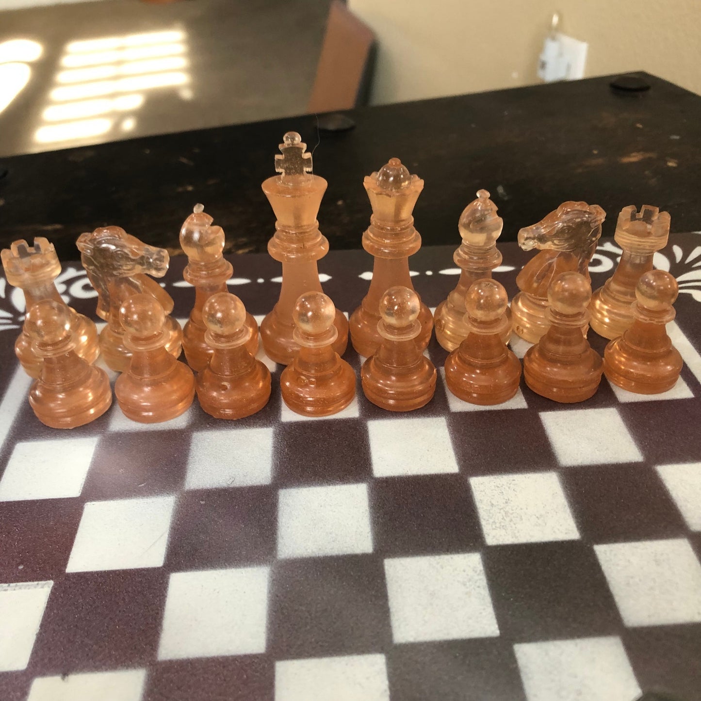 Cosmic Space - Painted Chess Set