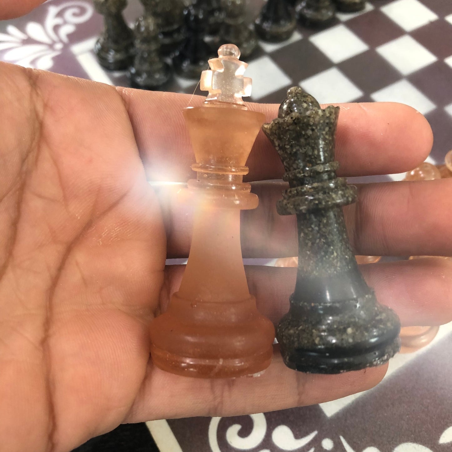 Cosmic Space - Painted Chess Set