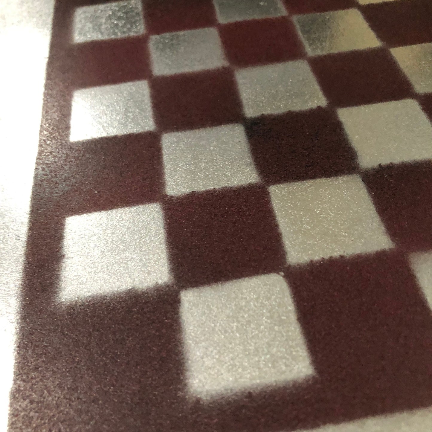 Space Red - Painted Chess Set