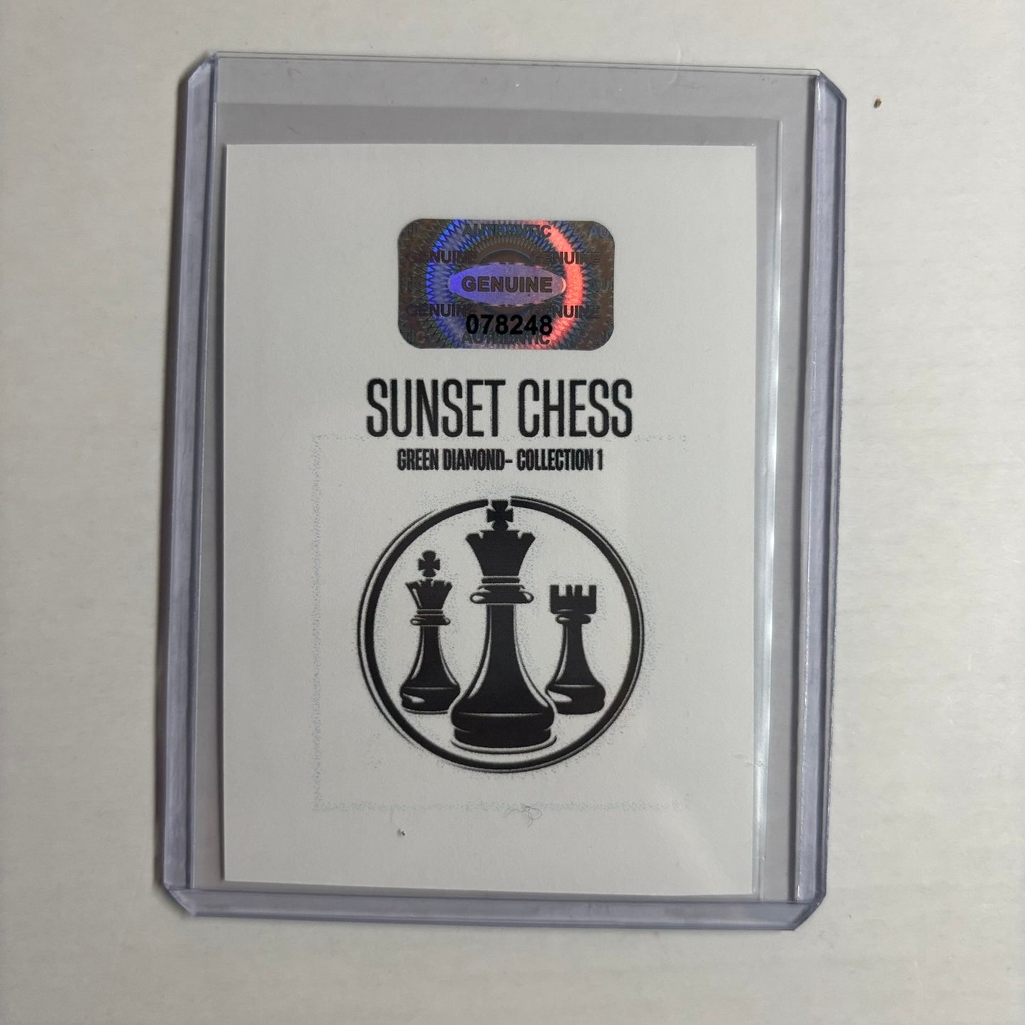 Green Diamond Collection 1 - Trading Card