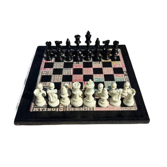 Numbers Game - Scrapbook Chess Set