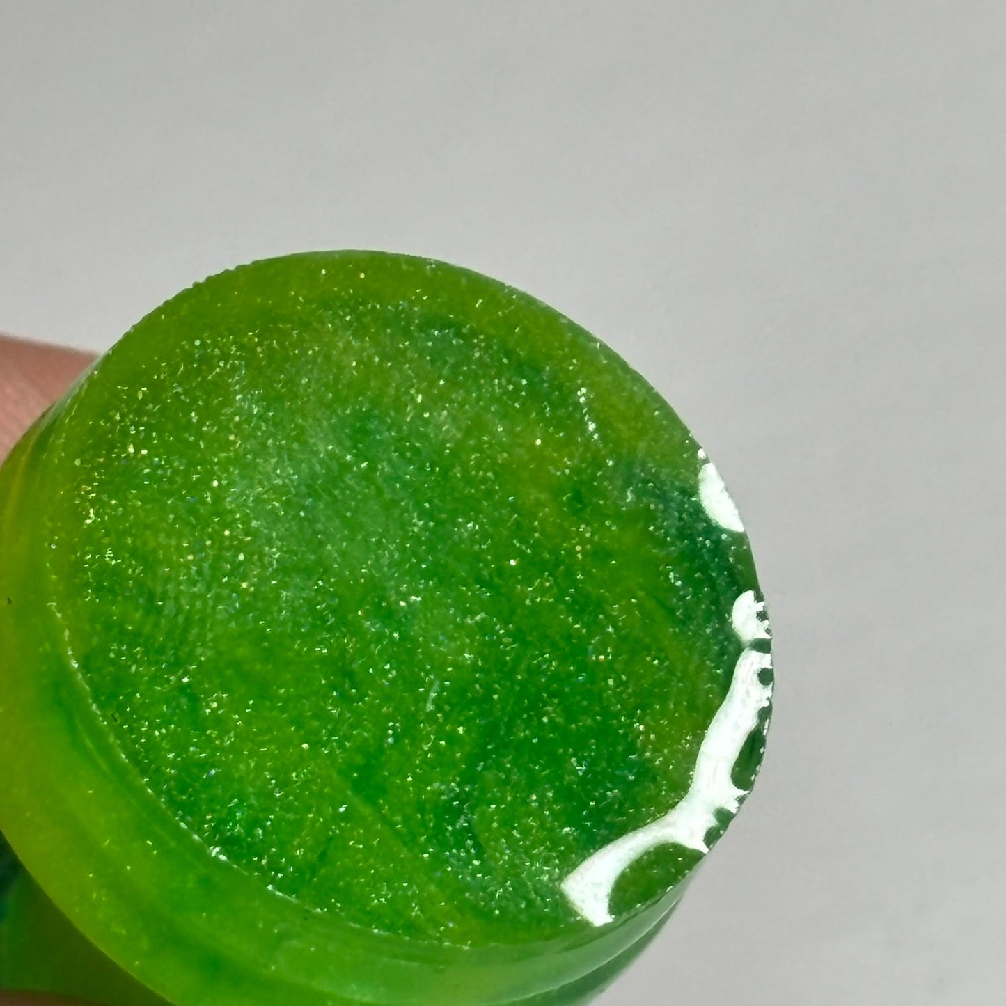 Cosmic Green Rook - Handmade Resin Keychain