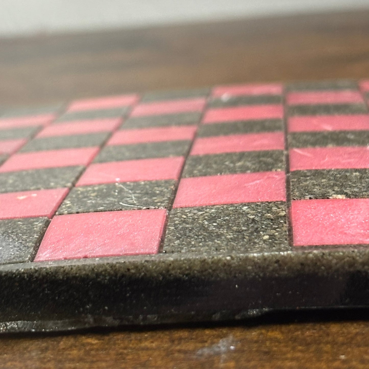 Rock Pink - Resin Chess Board