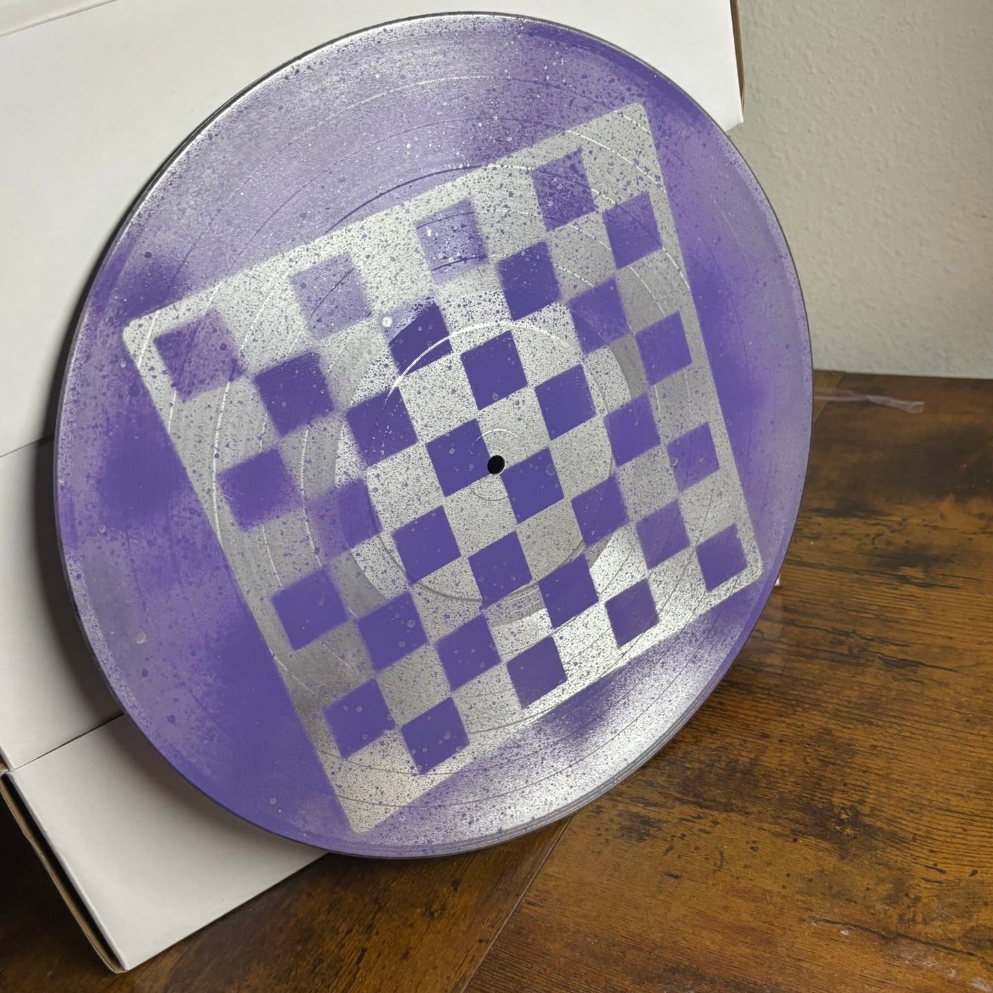 Purple Chrome - Vinyl Chess Board