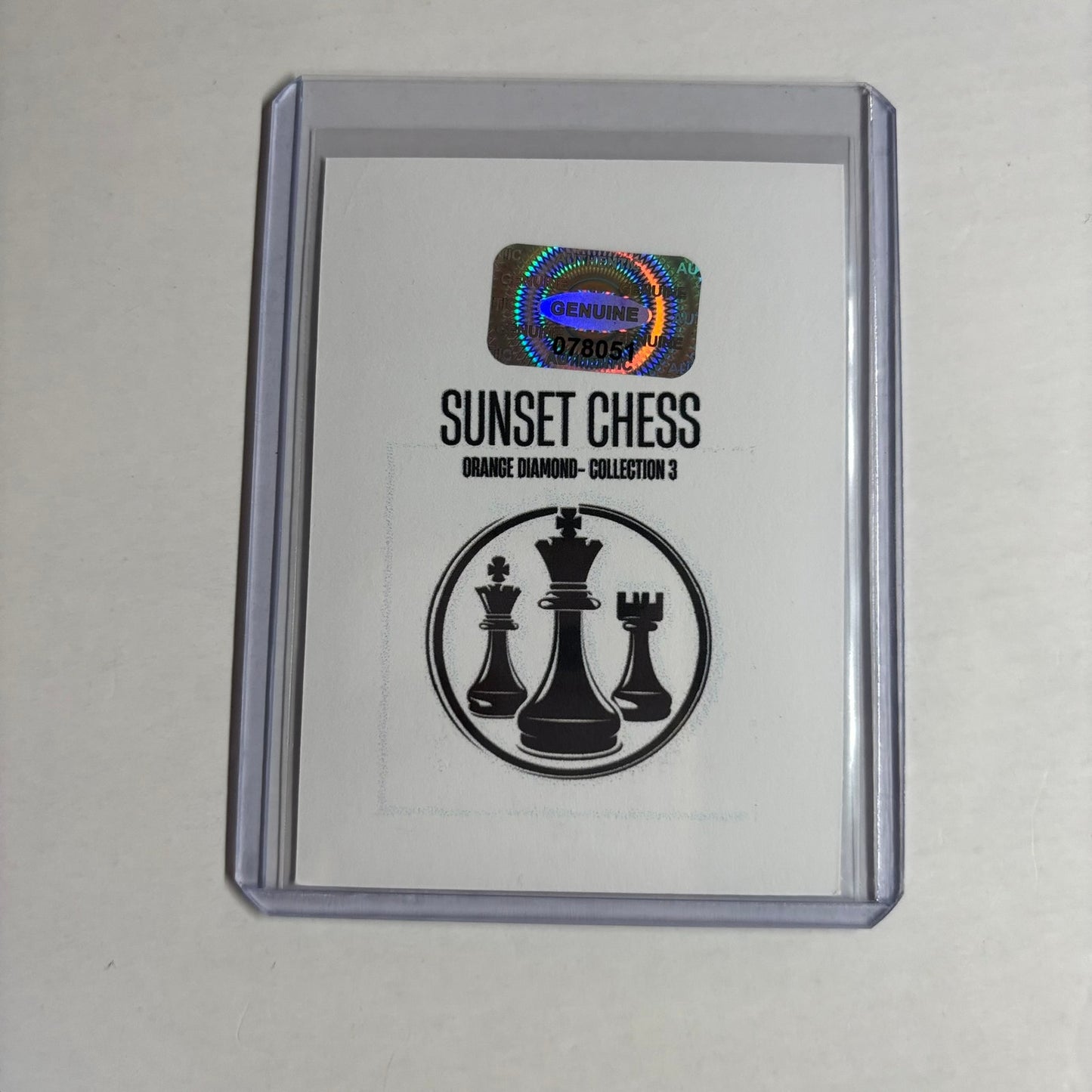 Orange Diamond Collection 3 - Trading Card
