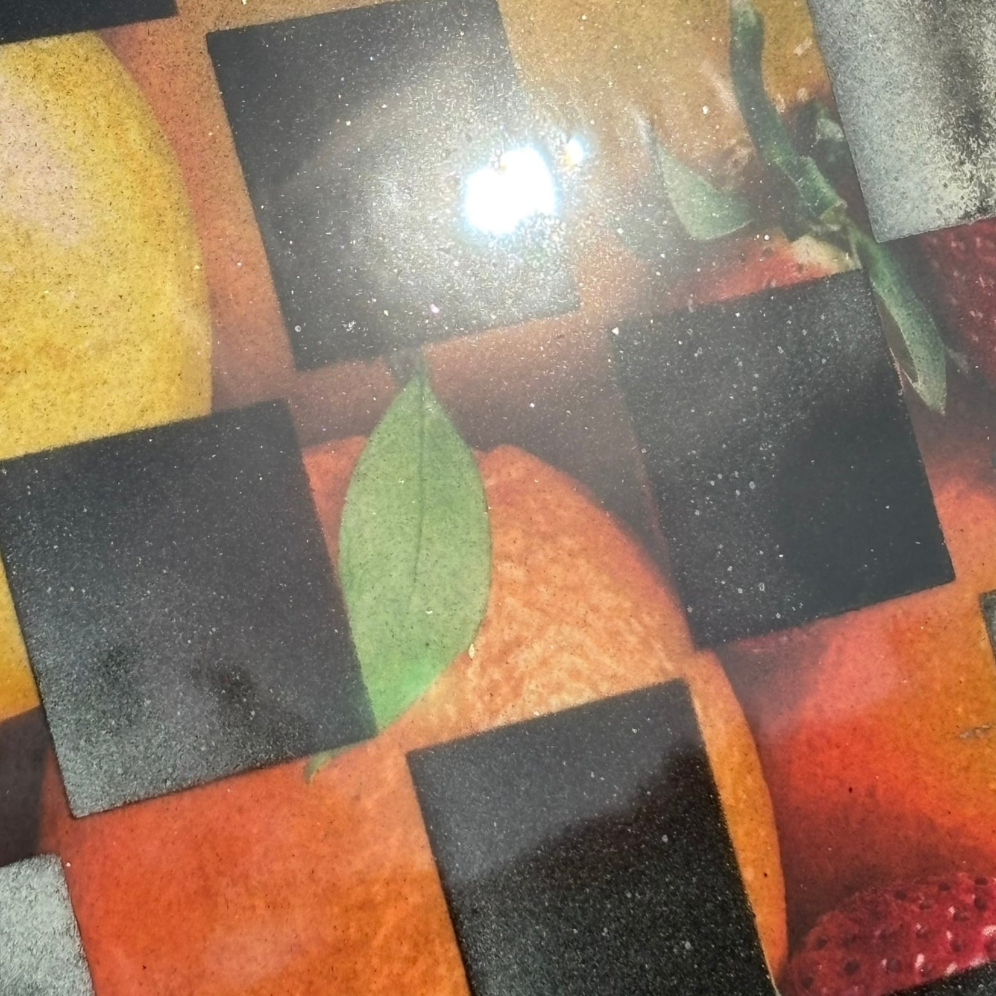 Fruit Basket - Resin Coated Chess Board