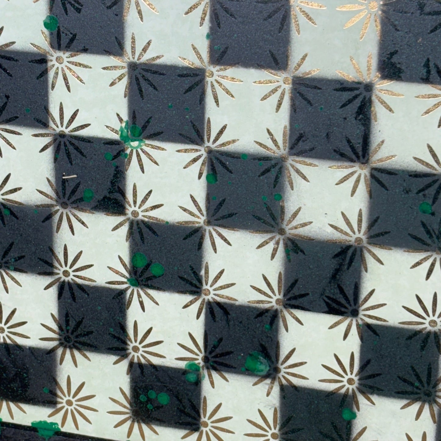 Green Overdrive - Large Scrapbook Chess Board