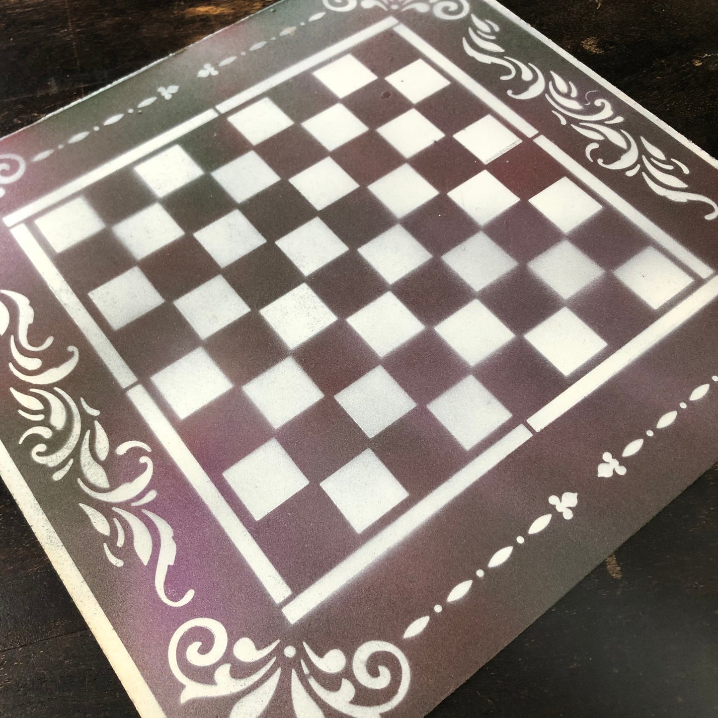 Cosmic Space - Painted Chess Set