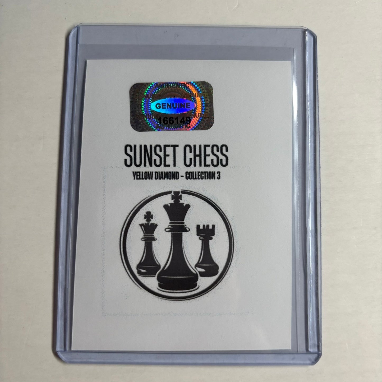 Yellow Diamond Collection 3 - Trading Card