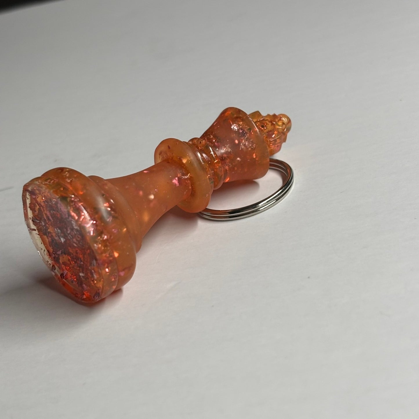 Orange King - Handmade Resin Keychain