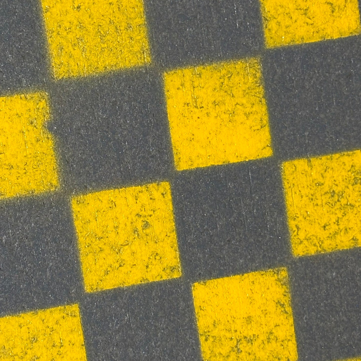Gray & Yellow - Painted Chess Board