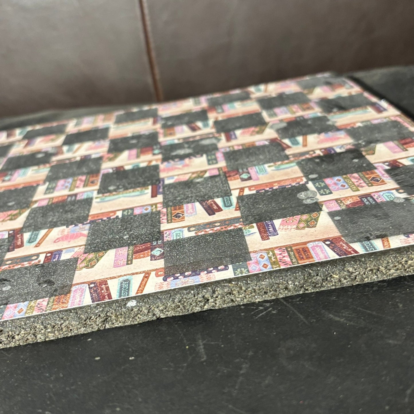 Vintage Library - Scrapbook Chess Board