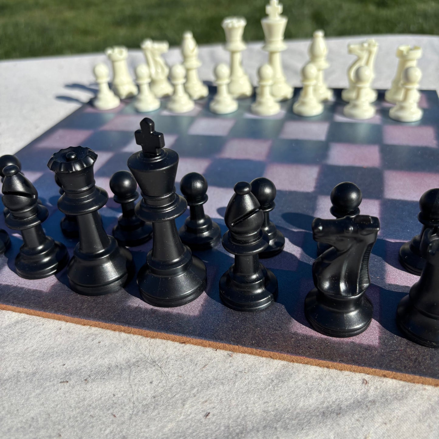 Cosmic Blue - Painted Chess Set