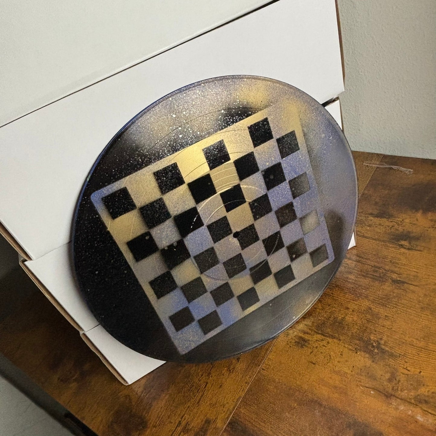 Golden Black - Vinyl Chess Board