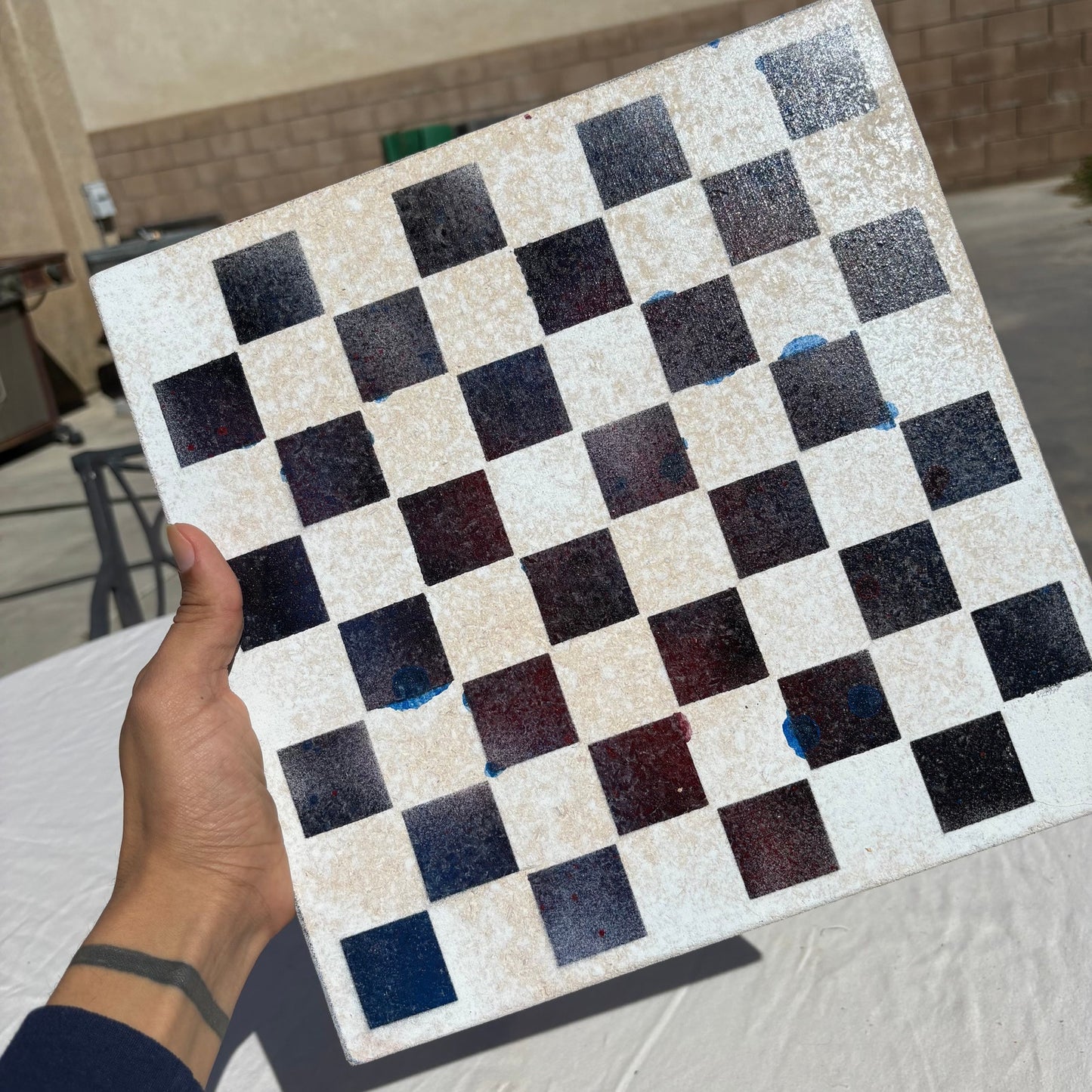 Space White - Chinese Edition Chess Set