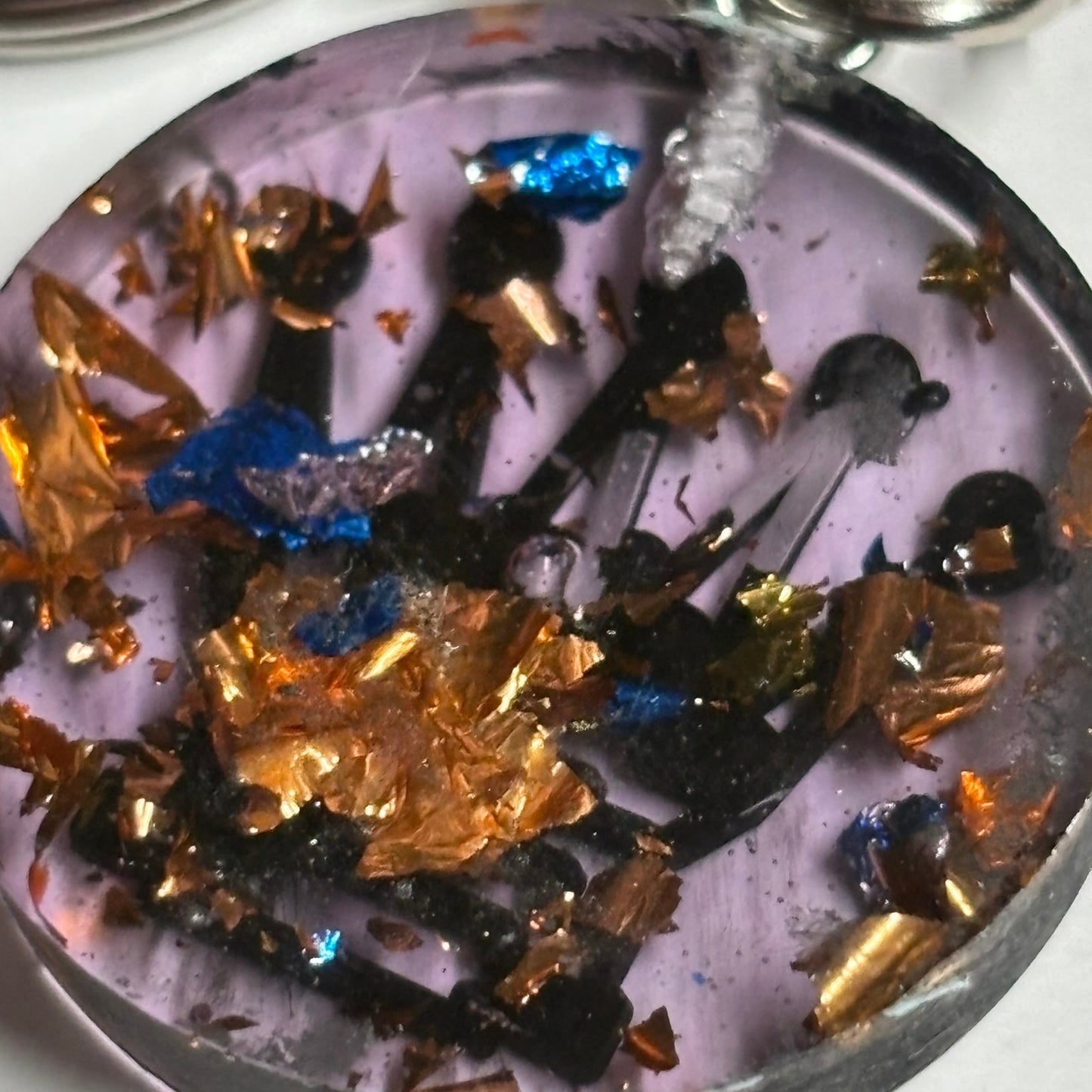 The Dark Queen - Handmade Resin Keychain - Flat Edition