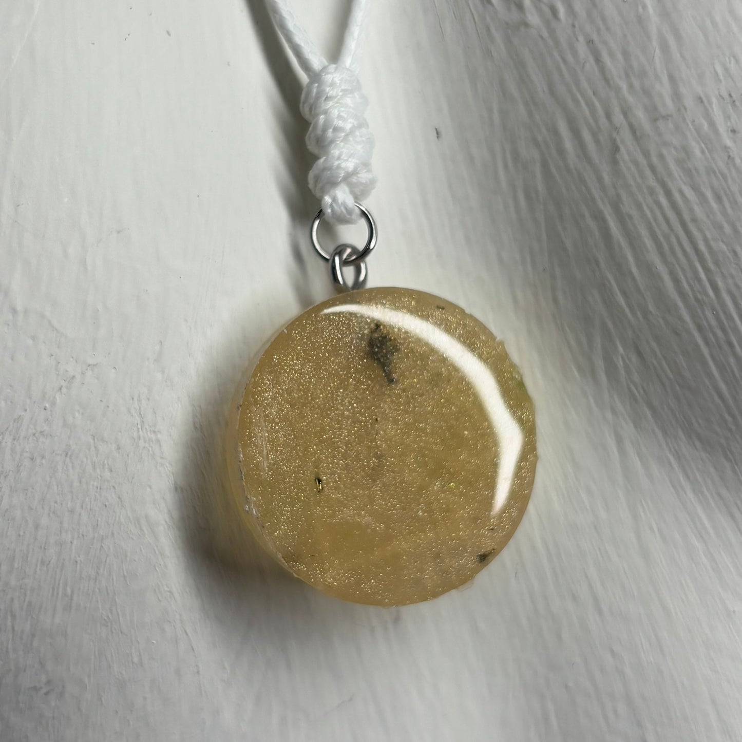 Banana Yellow Knight - Handmade Resin Chess Necklace