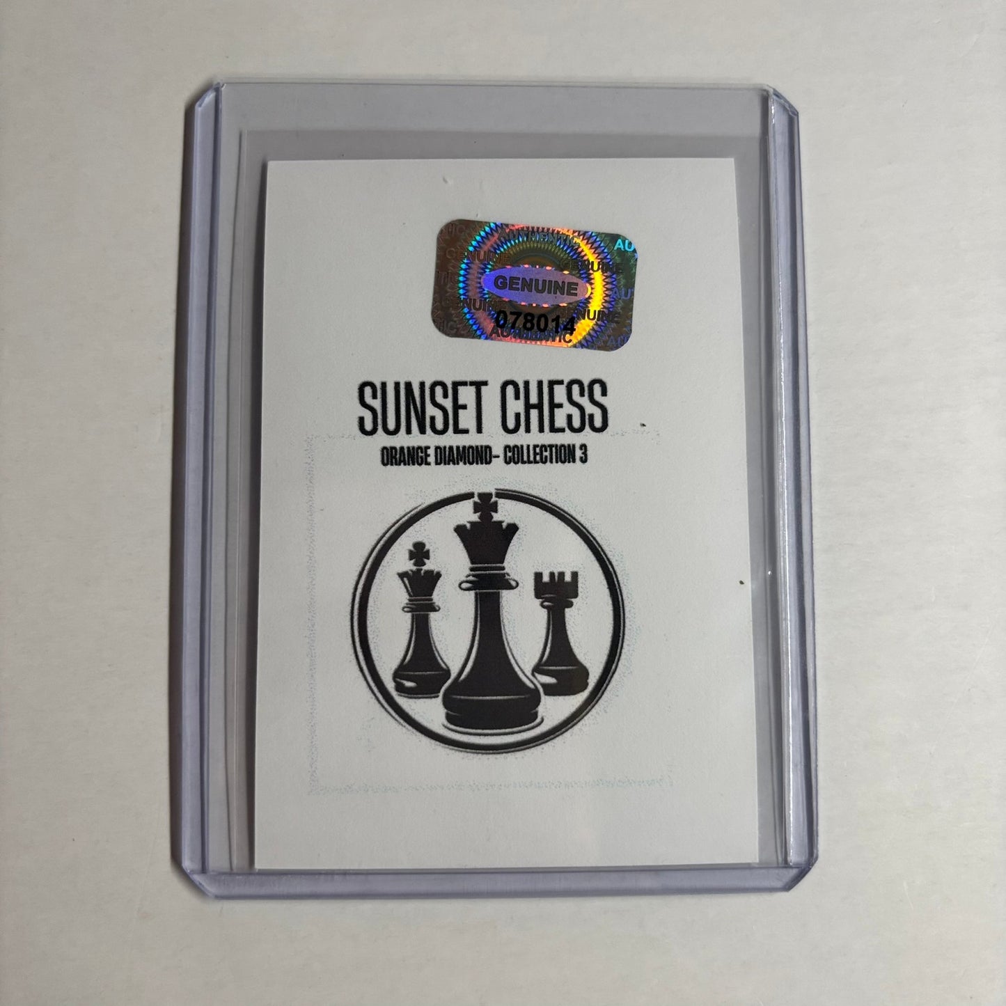 Orange Diamond Collection 3 - Trading Card