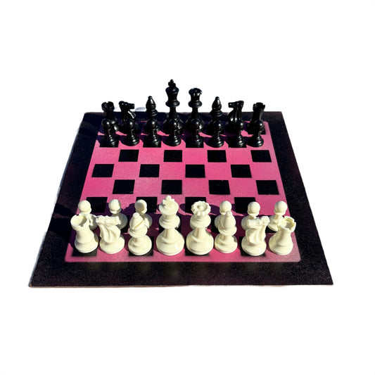 Hot Pink - Painted Chess Set