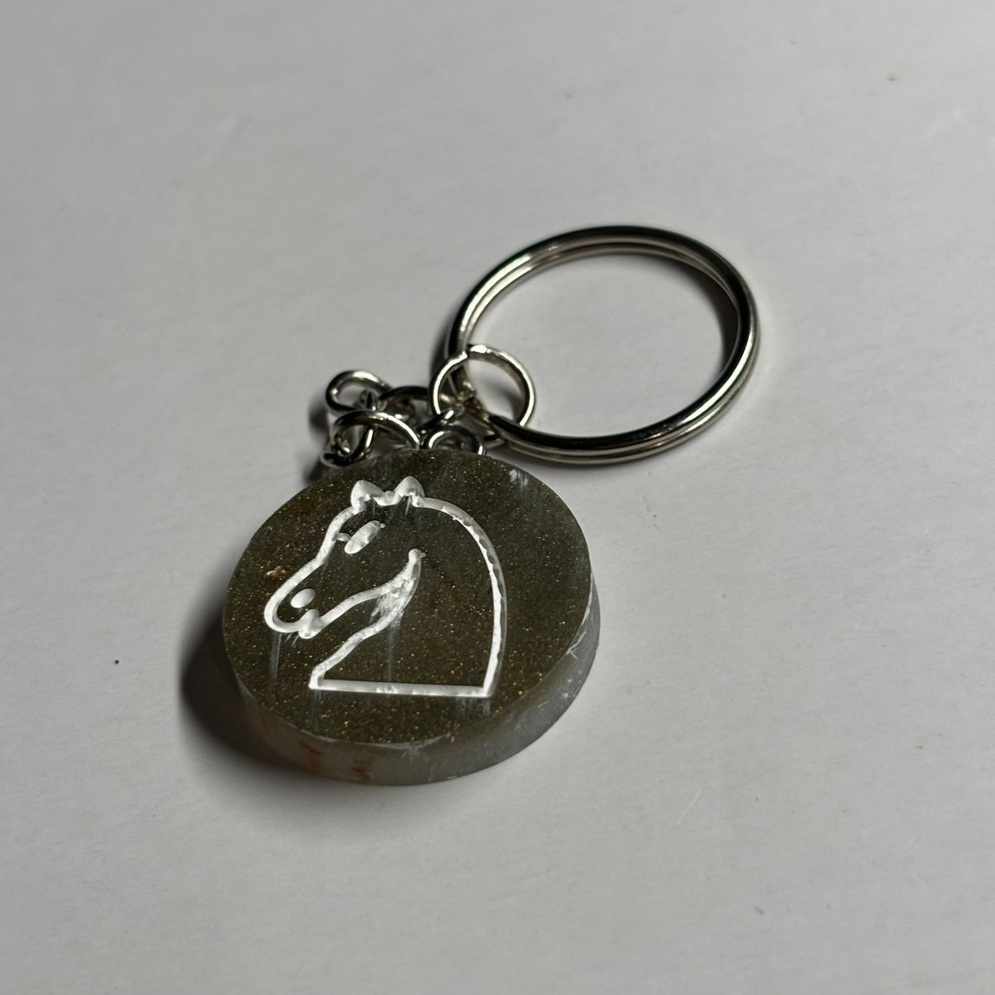 Vintage Knight - Handmade Resin Keychain