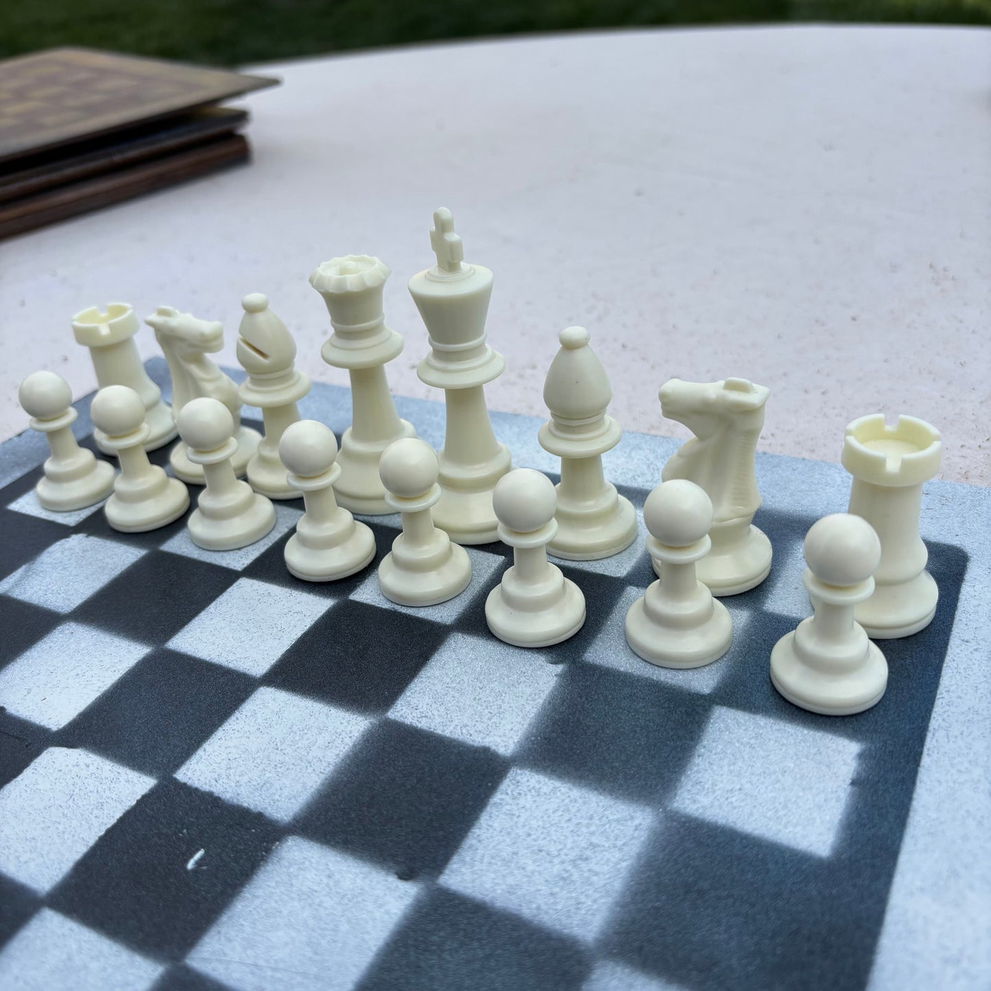 Gray Edition - Painted Chess Set