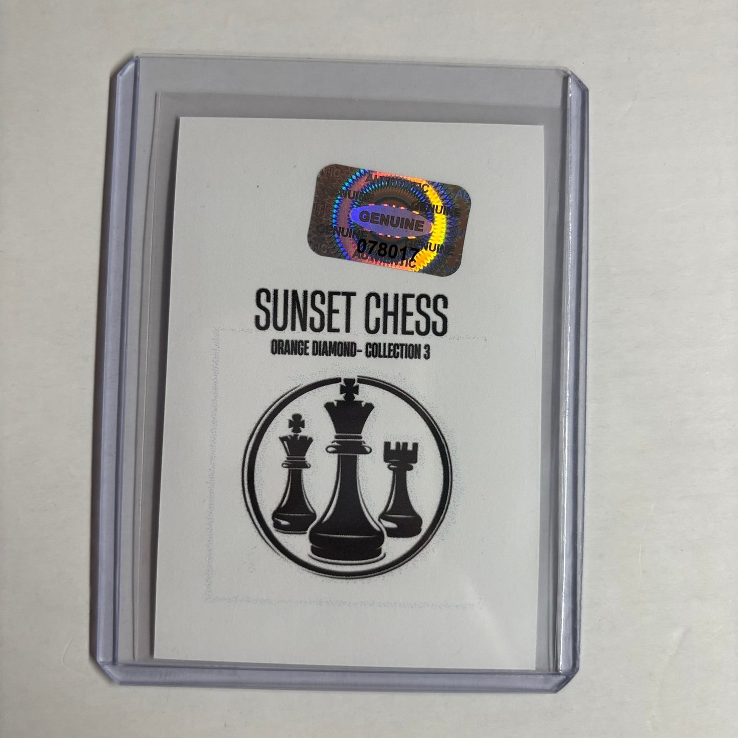 Orange Diamond Collection 3 - Trading Card