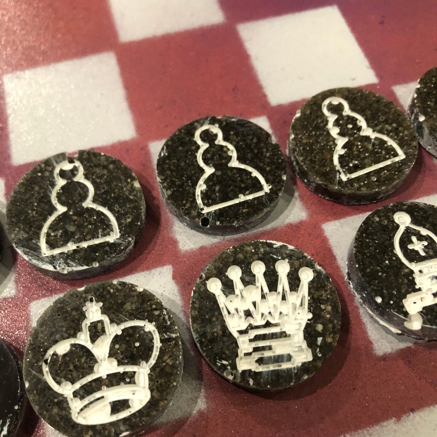 Sploosh Pink - Painted Chess Set