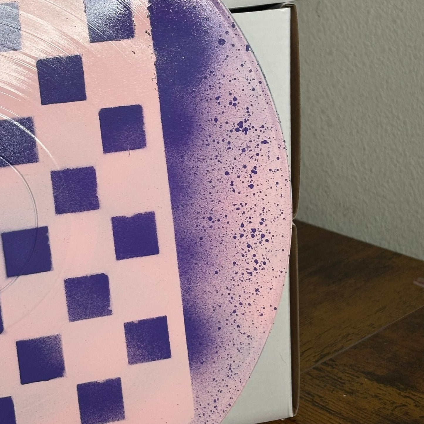 Dotted Purple Pink - Vinyl Chess Board