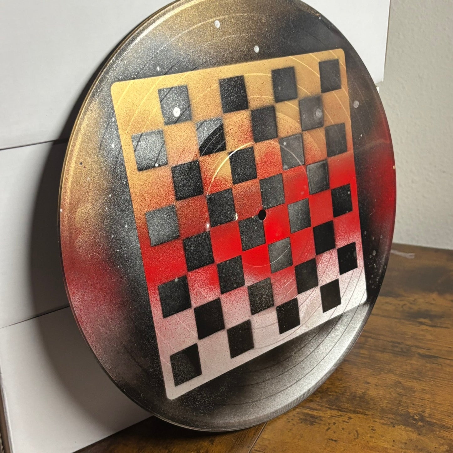 Space Gold Color Mix - Vinyl Chess Board
