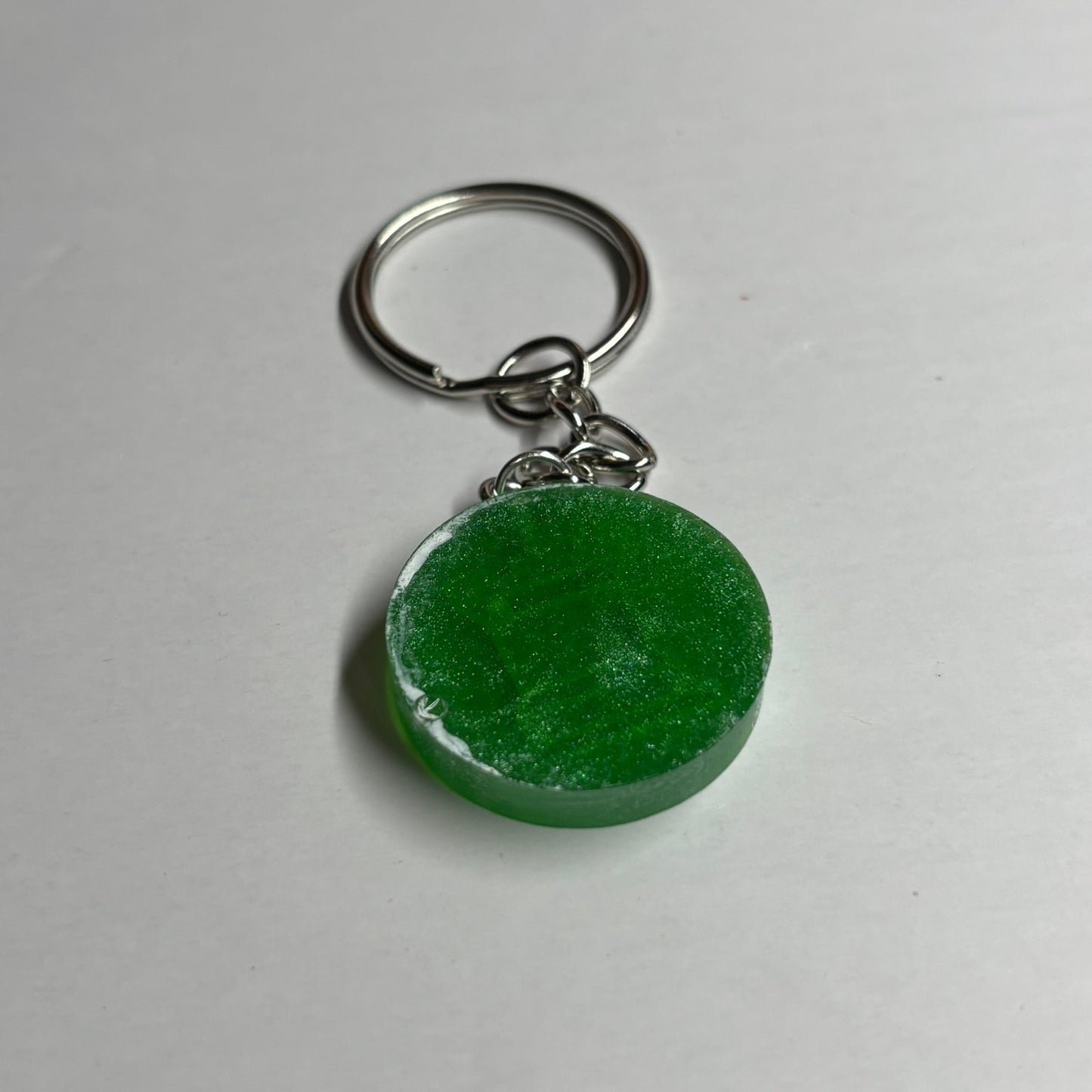 Green Rook - Handmade Resin Keychain