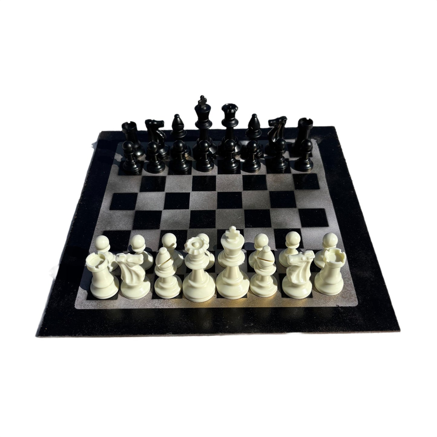 Simple Cream - Painted Chess Set
