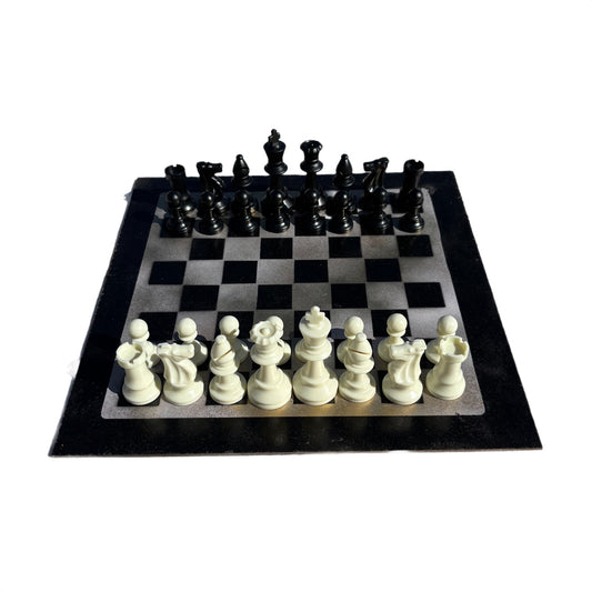 Simple Cream - Painted Chess Set