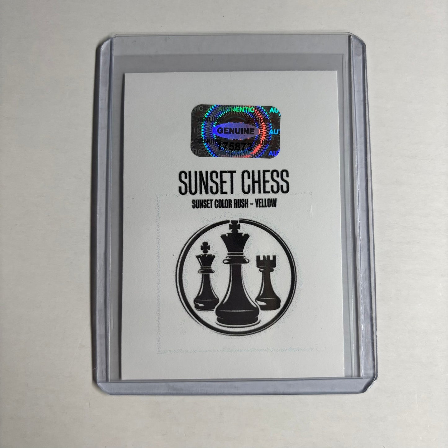 Yellow Collection - Trading Card