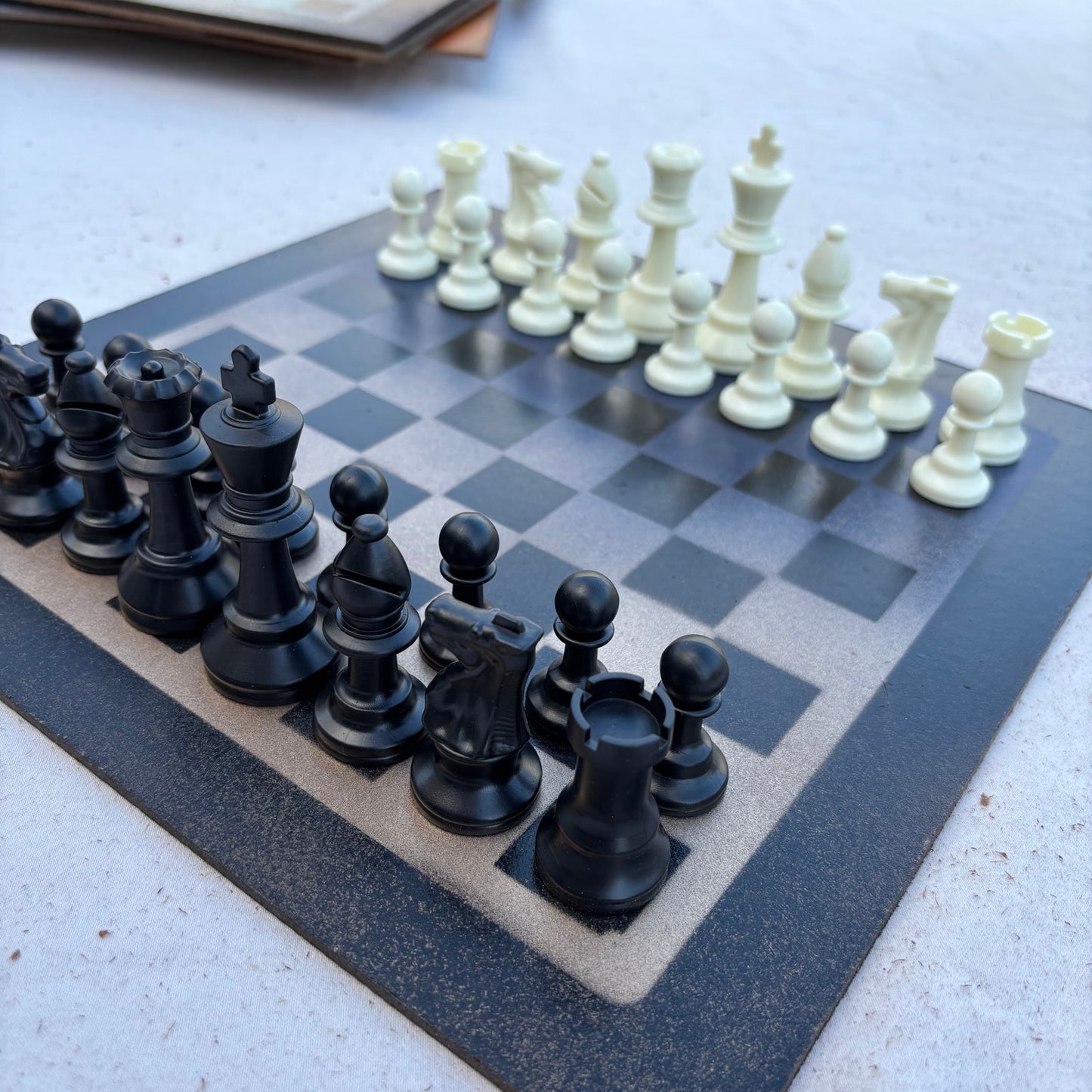 Classic Vintage - Painted Chess Set