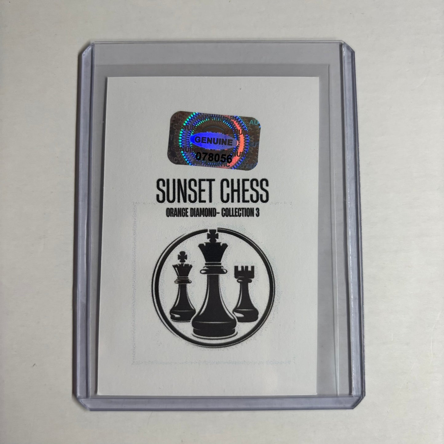 Orange Diamond Collection 3 - Trading Card