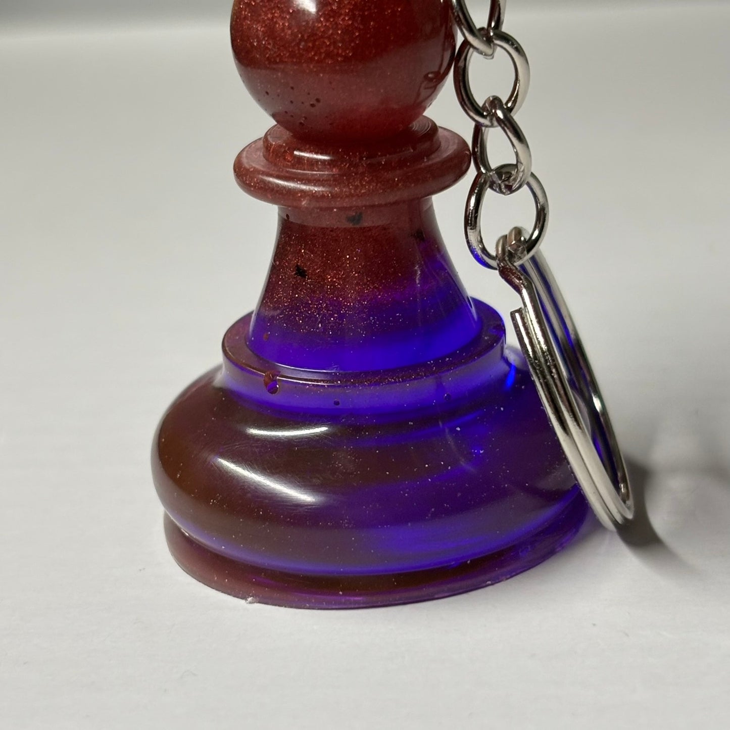Purple Style Pawn - Handmade Resin Keychain - Large Edition