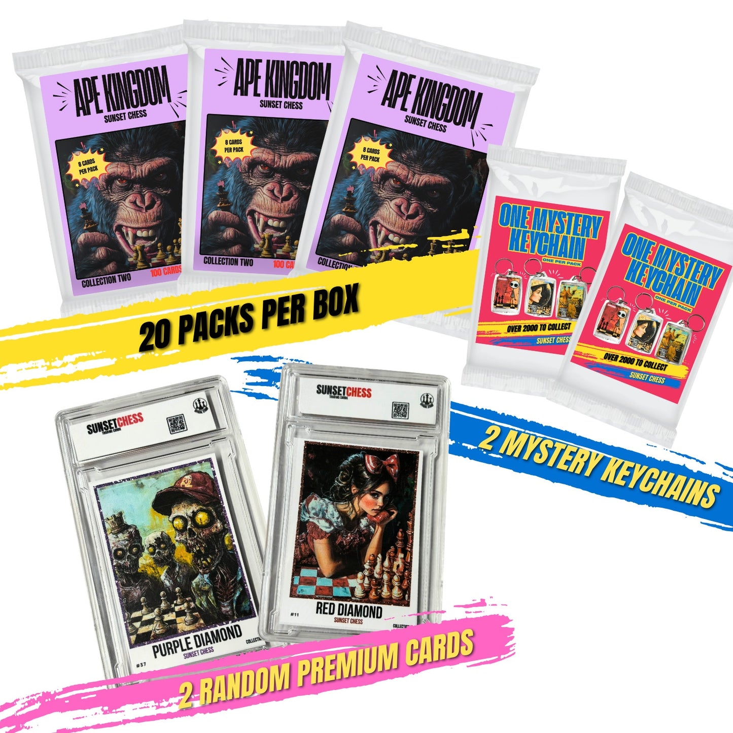 Ape Kingdom Part 2 - Jumbo Box Pack - Chess Trading Cards