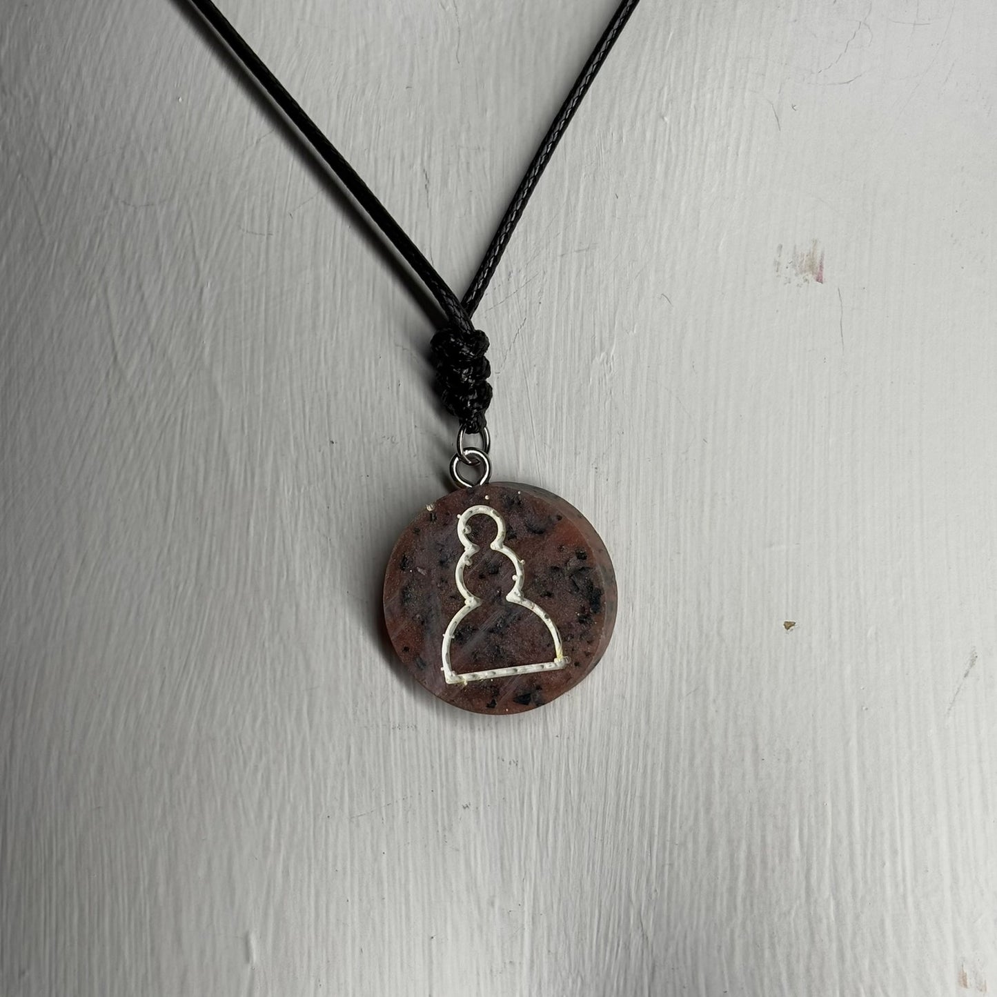 Luxury Pawn - Handmade Resin Chess Necklace
