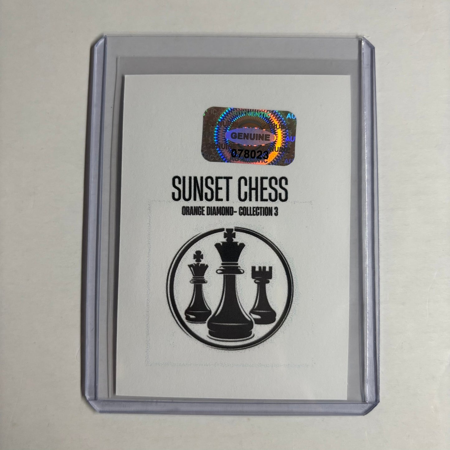 Orange Diamond Collection 3 - Trading Card