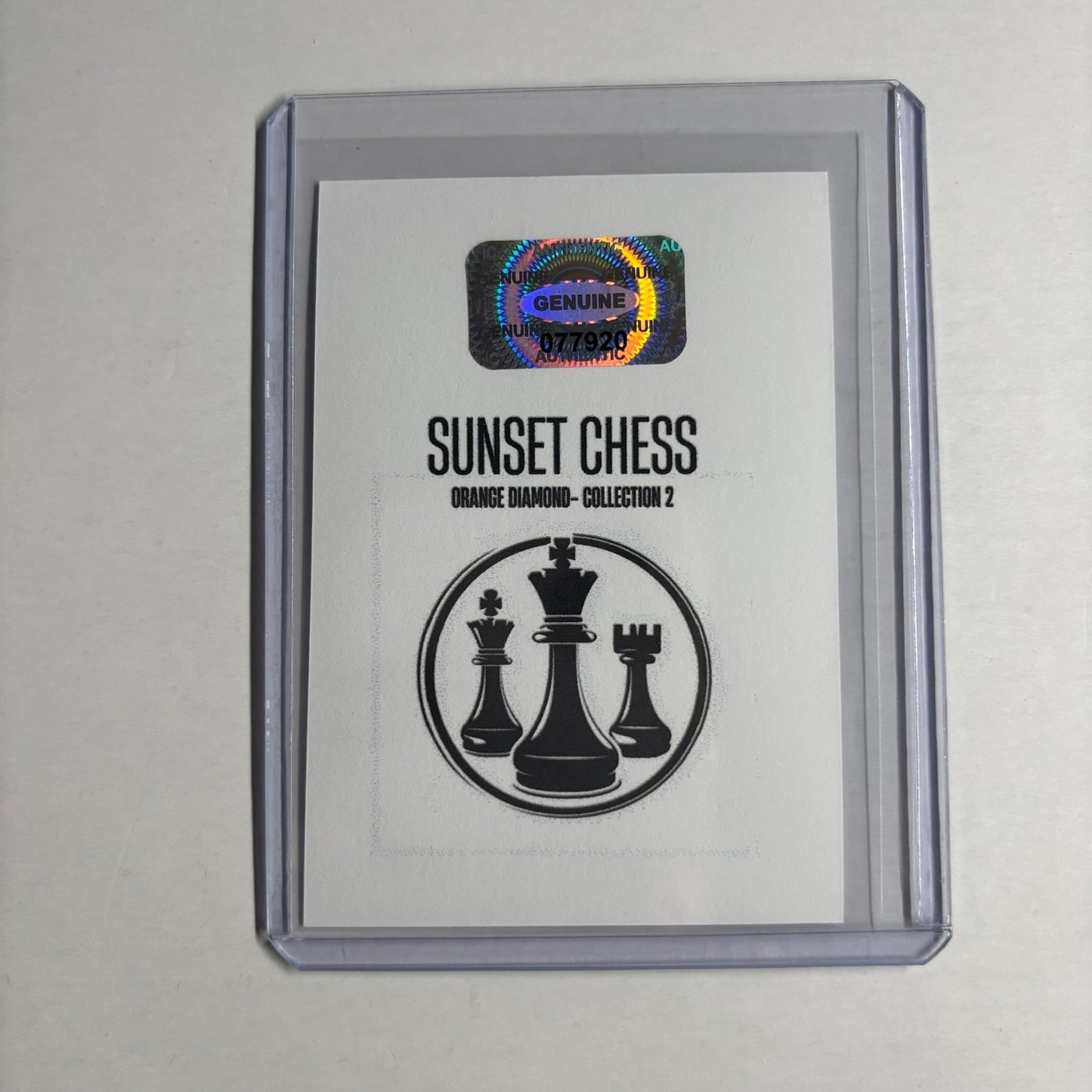 Orange Diamond Collection 2 - Trading Card