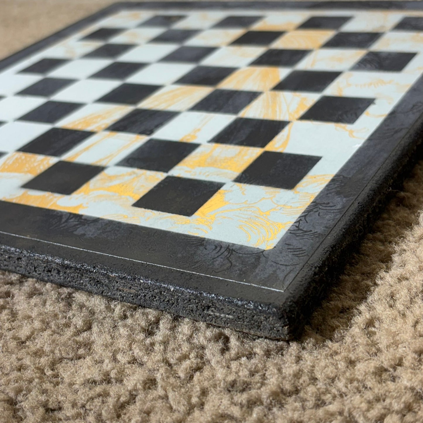 Golden Skies - Scrapbook Chess Board