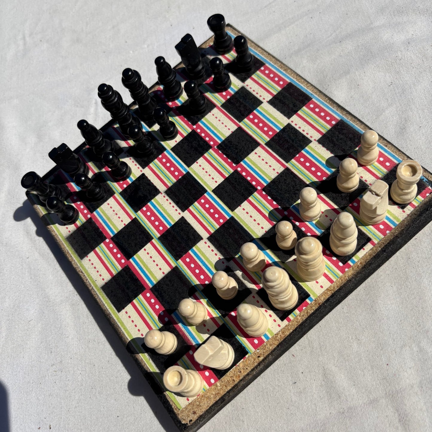 Outdoor Vibes - Scrapbook Chess Set