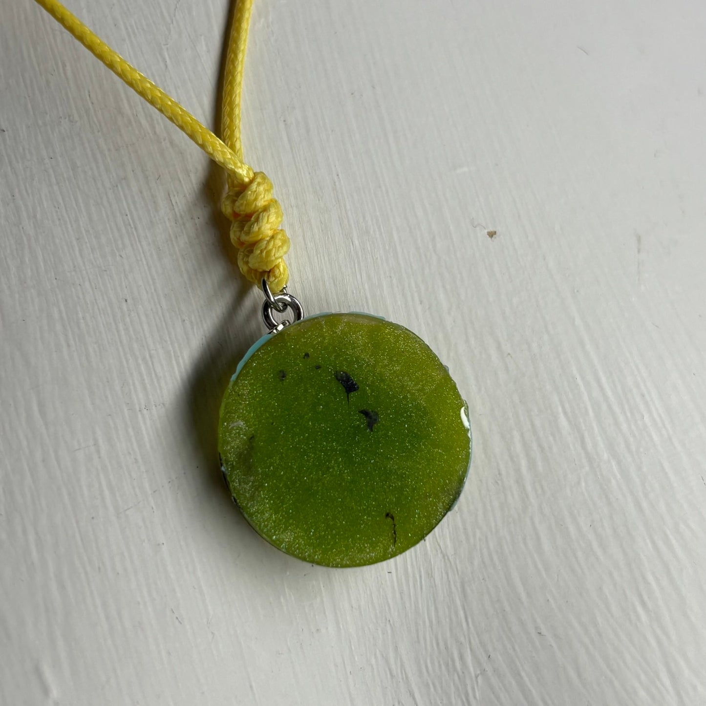 Green Knight - Handmade Resin Chess Necklace