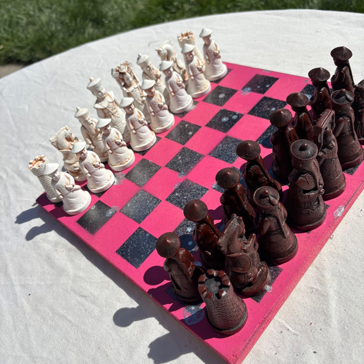 Pink Haze - Chinese Edition Chess Set