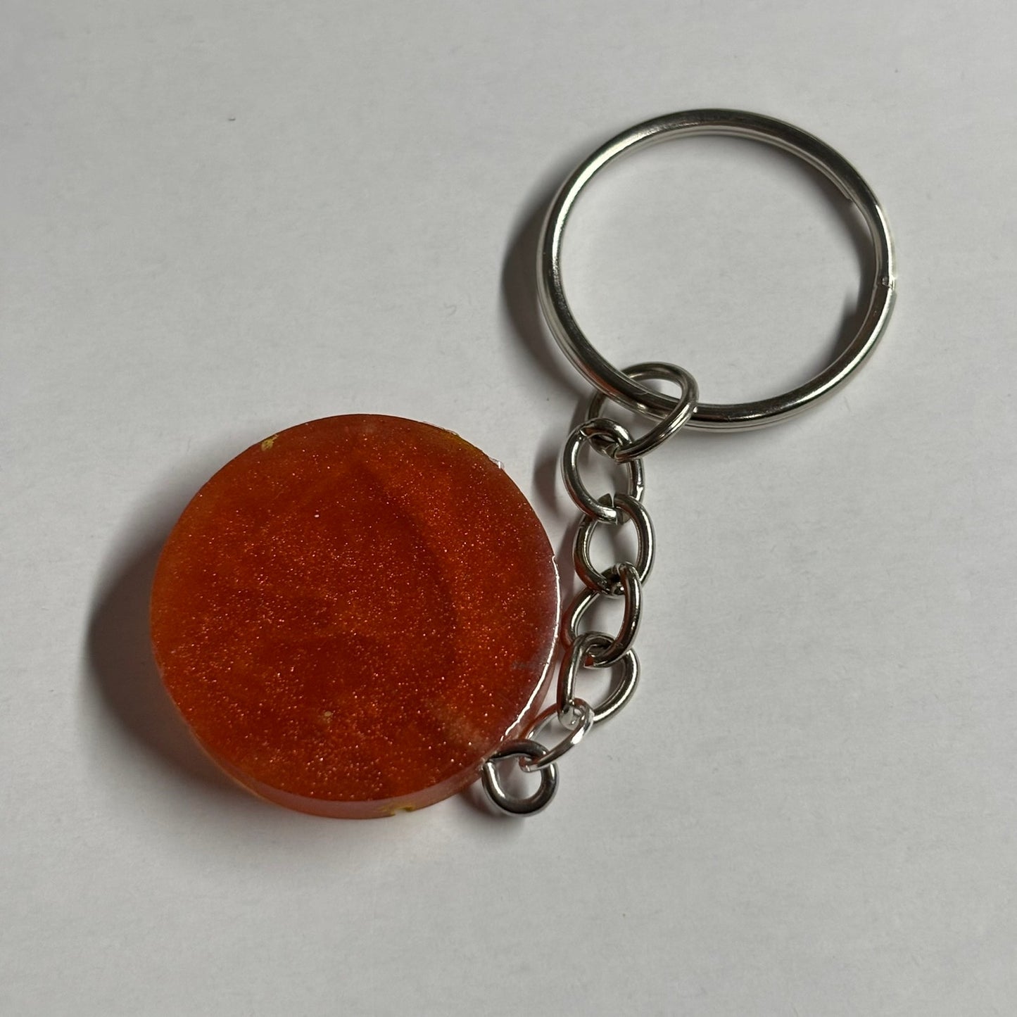 Yellow Red Knight - Handmade Resin Keychain