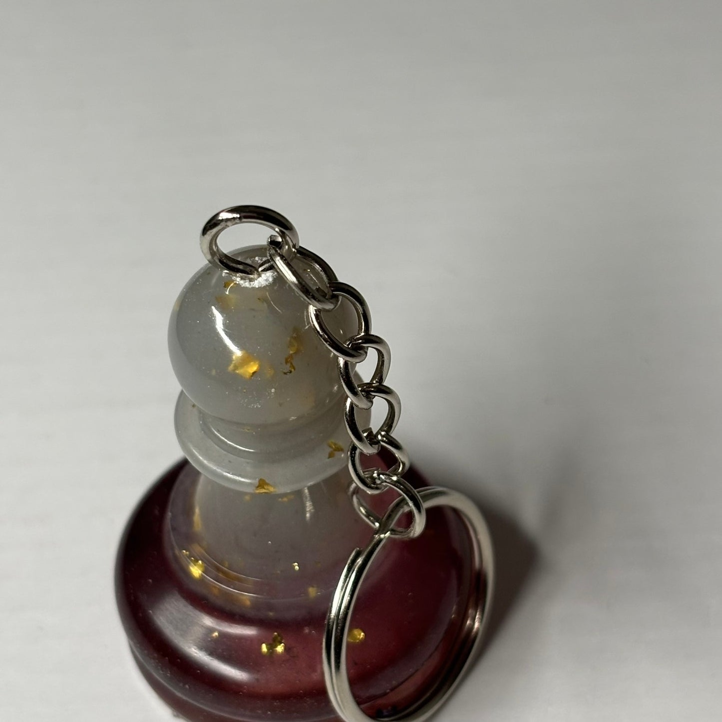 Crystal Royal Pawn - Handmade Resin Keychain - Large Edition