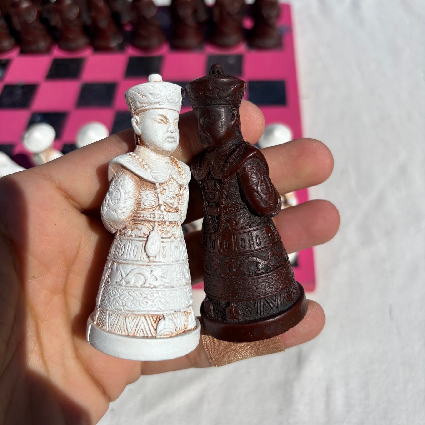 Pink Haze - Chinese Edition Chess Set