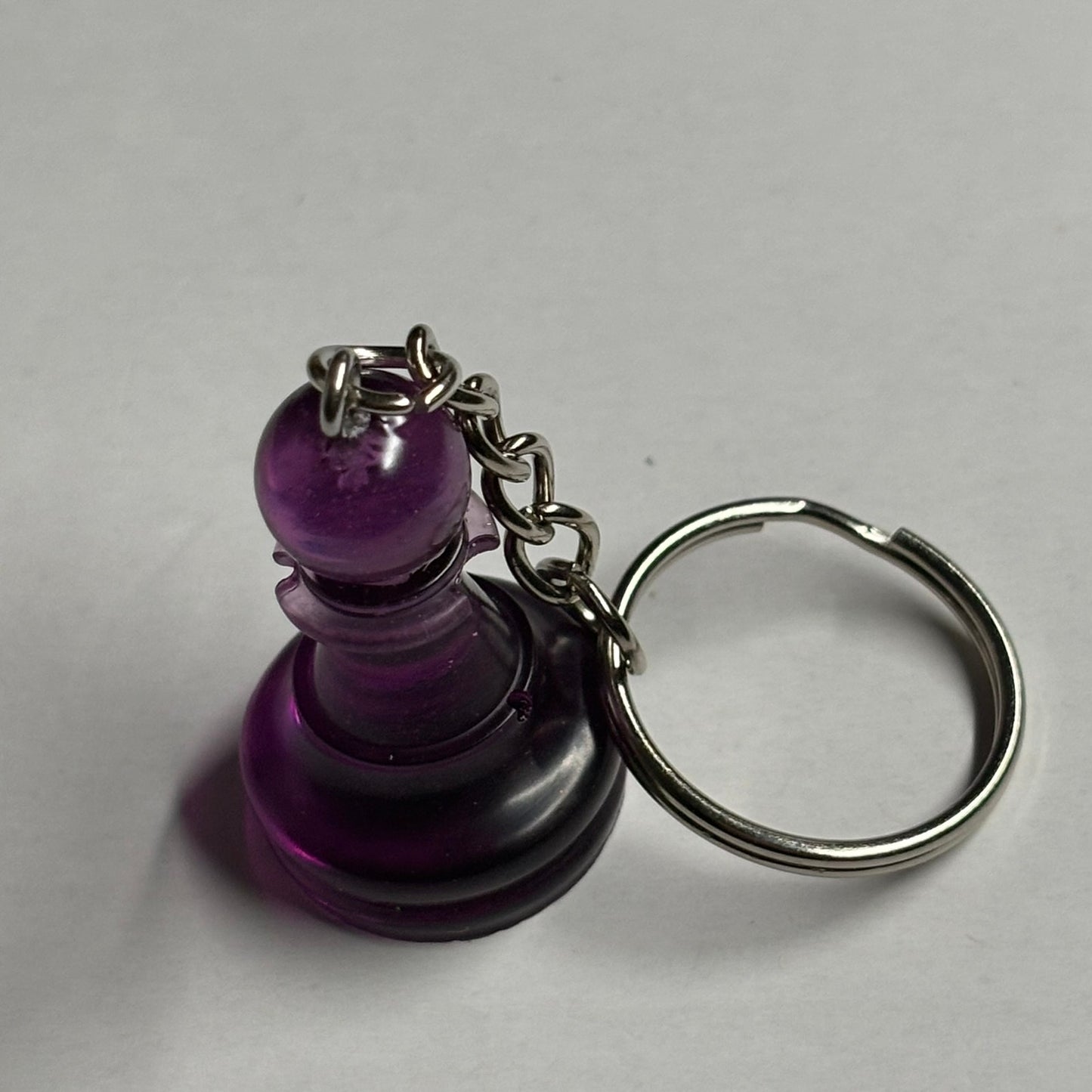 Purple Pawn - Handmade Resin Keychain