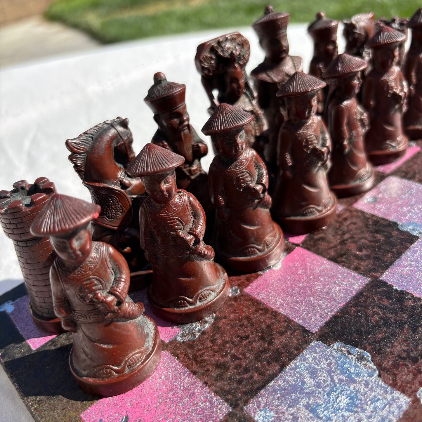 Pink Space Void - Chinese Edition Chess Set